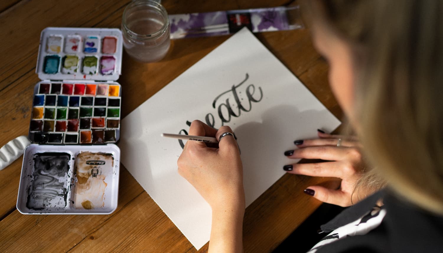 Memory Point Brushlettering Set KUM x Lellous Letters