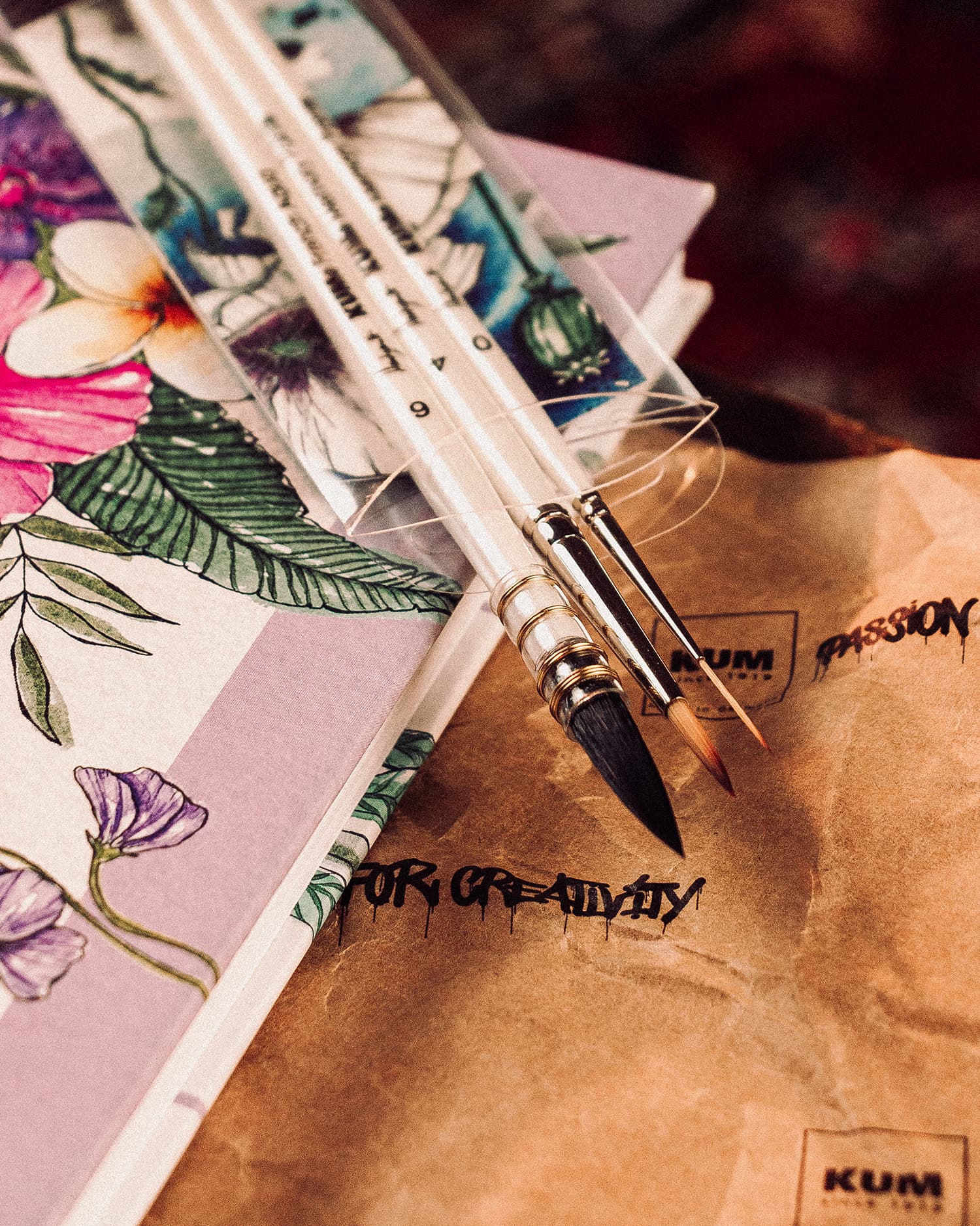 Floral Classics Pinselset KUM x handgemalt