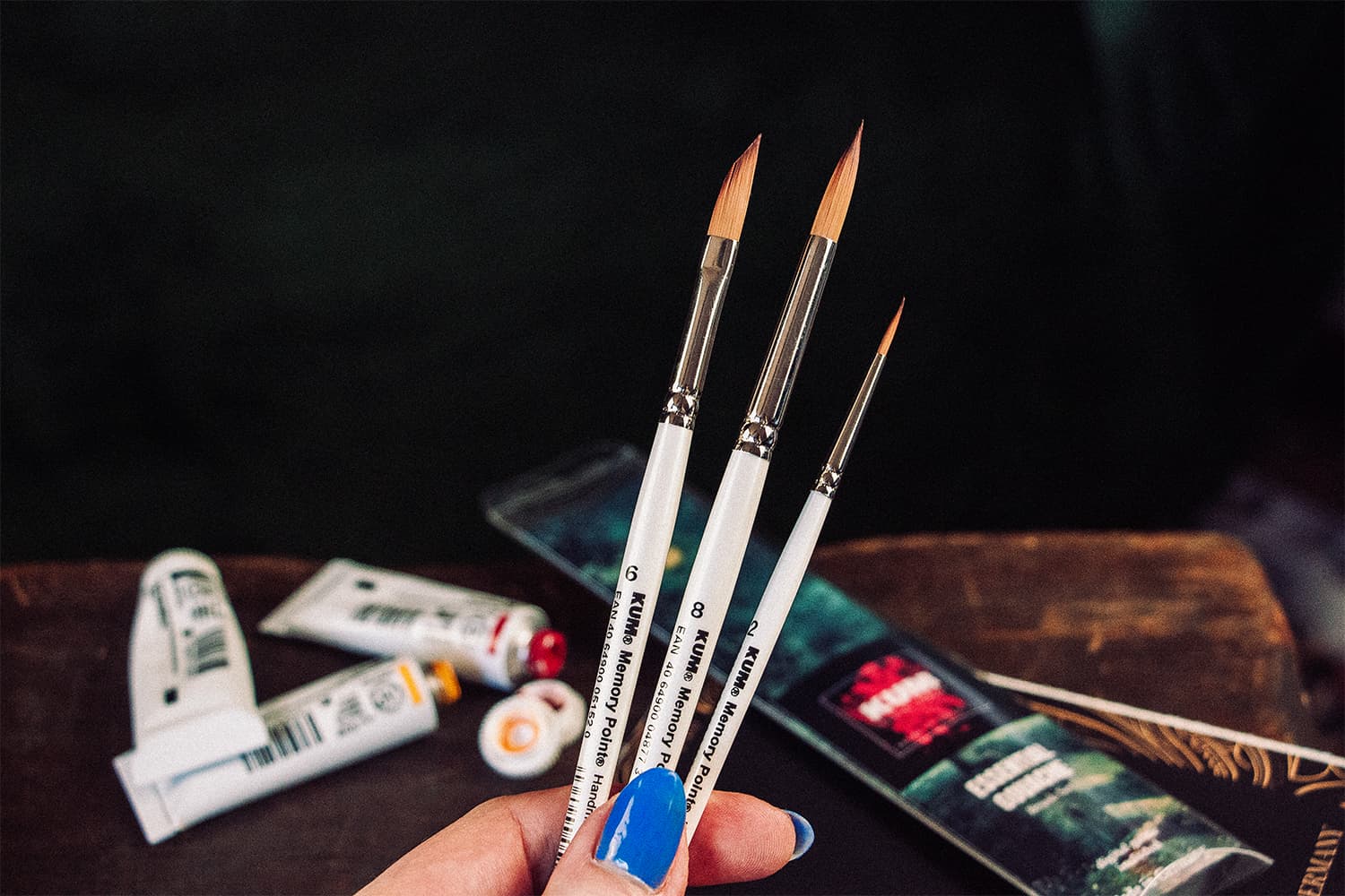 Essential Gouache Pinselset