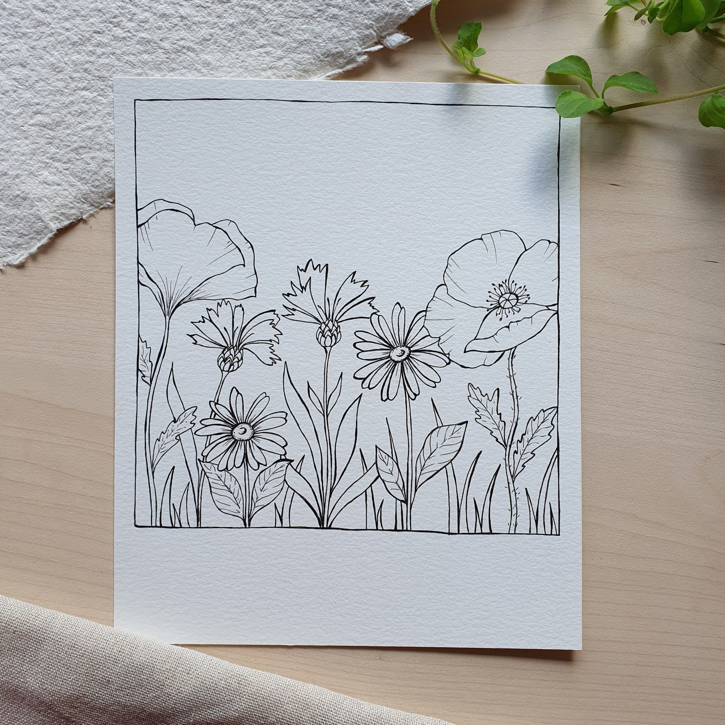 Polaroid Card / Schritt 2